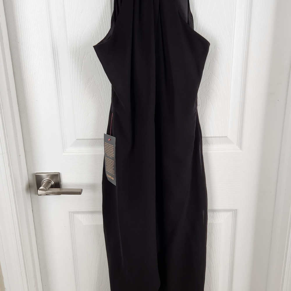 bebe Chic Black Backless Dress